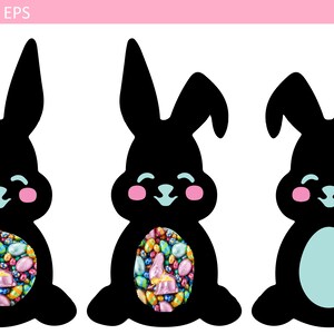 Cute Bunny Candy Holder SVG, Easter Candy Holder SVG / Easter / Candy / Cricut Cutting files