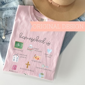 homeschool is shirt, comfort color homeschool mom tshirt, homeschooling shirts, christian homeschool mom shirt, homeschooler gifts