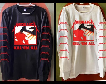 Metallica - Kill&#39;em All - Longleeve - black / white variations LIMITED! RARE!  (Megadeth, Testament, Evile, Exodus, Anthrax)