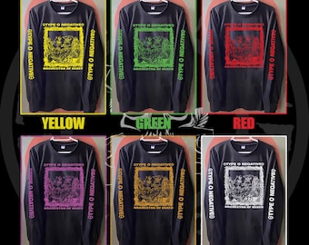 Type O Negative - Orchestra of Death - LONG SLEEVE Tshirt - 6 Colors VARIATIONS ! (Danzig, Carnivore, Moonspell, Paradise Lost)