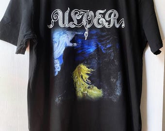 Ulver - Kveldssanger - Tshirt (Agalloch, Arcturus, Empyrium, Borknagar, Myrkur,  Sólstafir, Enslaved, Borknagar, black metal) Rare- Limited!