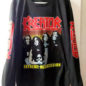 Kreator - Extreme Aggression - LONG SLEEVE - LIMITED! (Sodom, Slayer, Morbid Saint, Possessed, Dark Angel, Exodus, Protector, Merciless)