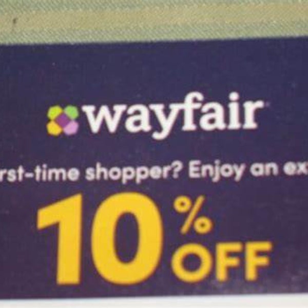 wayfair 10% coupon digital delivery exp 4 15 24 1st time buyer-exclusions apply-txt purchase TXT 2168566626 4 image l