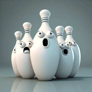Cartoon Bowling DIGITAL DOWNLOAD Grafiken, Bowling-Kugel, Streik, druckbare, digitalisierte Stickerei, Sticker, digitales Papier print