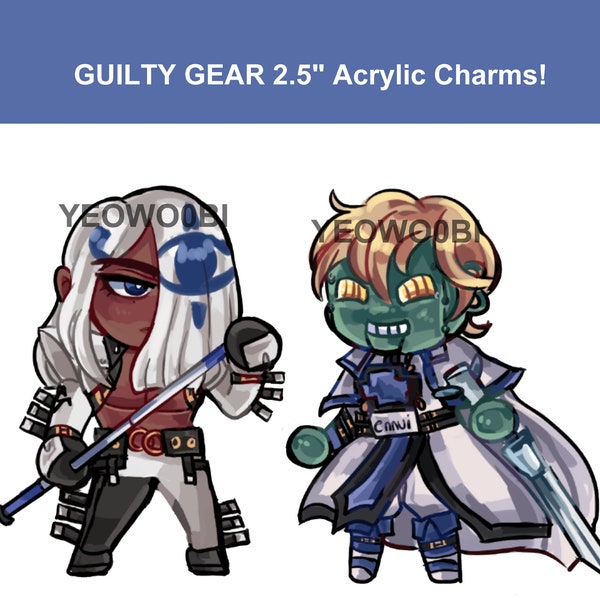 Guilty Gear- Robo-Ky & Venom charms