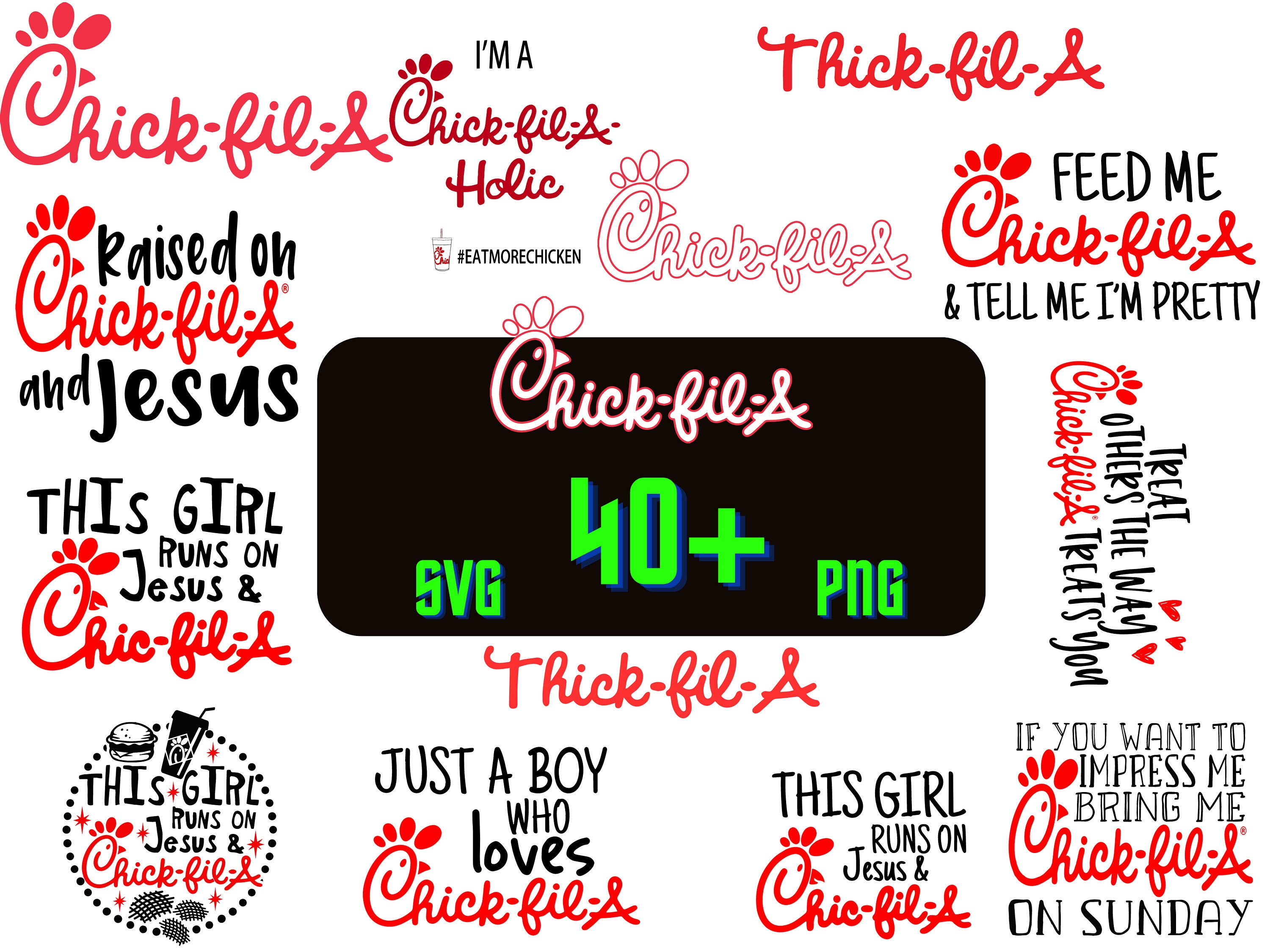 Club Pack of 12 Chick-Fil-A Cow Funny Saying Christmas Ornaments