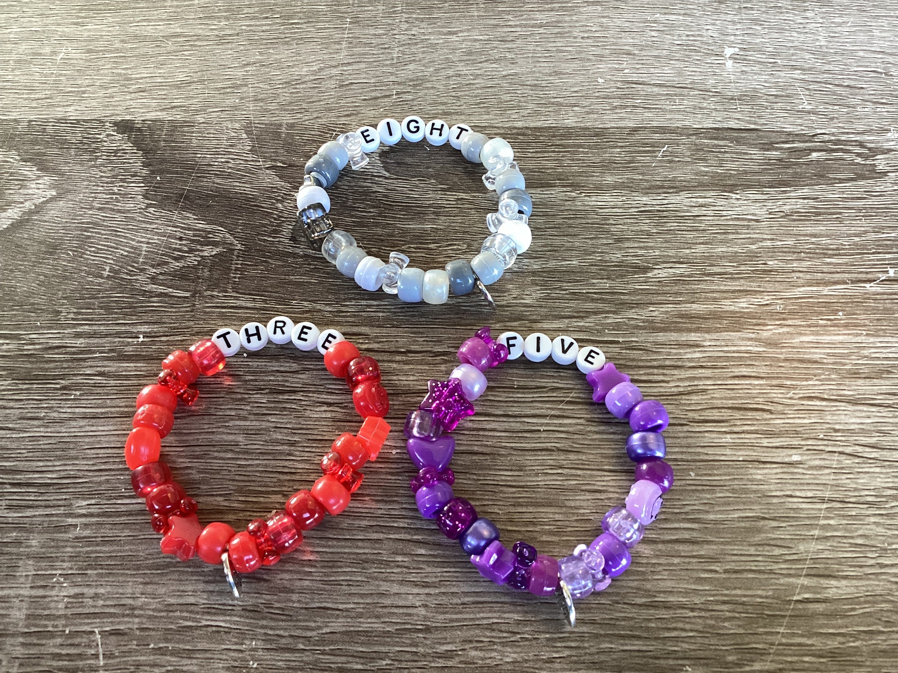 Kandi Singles with Charms Attached by QueenAdrenaline on DeviantArt