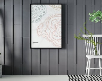 Digital Print WALL ABSTRACT ART, Wall Art, Abstract Art, Minimal Art, Contemporary Art, Modern Art, Wall Decor, Home Decor