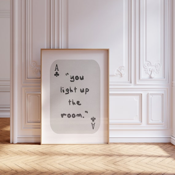 Light Up the Room Card Light Up the Room Card
