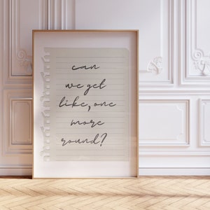 Can We Get Like, One More Round? | Barcart Print | Kitchen Print | Digital Download | Bar Cart Wall Art | Trendy Prints