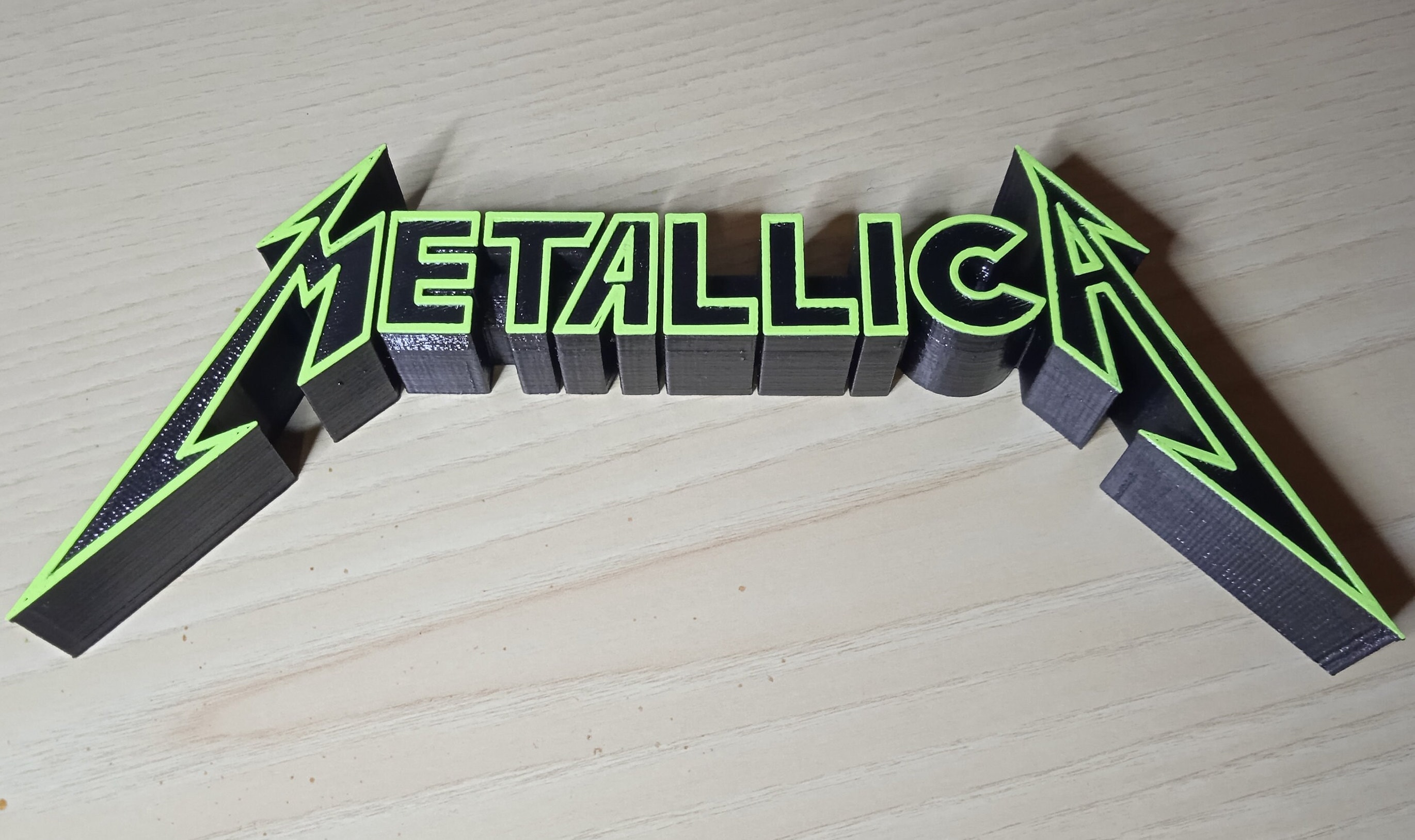 Metallica 3D Logo - Etsy