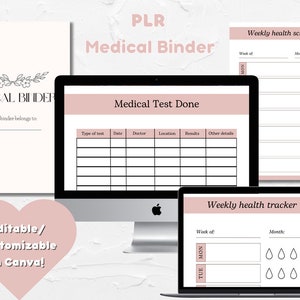 PLR Medical Binder