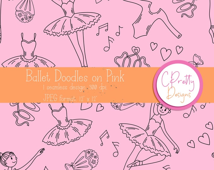 Spring Ballet Pattern This item is unavailable - Etsy