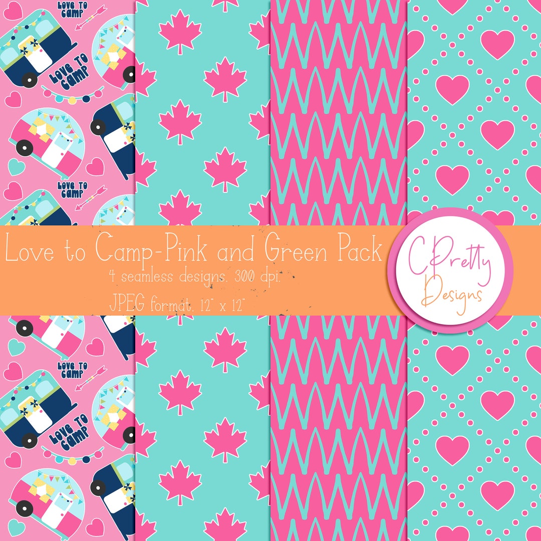 Camping Seamless Pattern for Fabric Use Repeating Pattern for ...