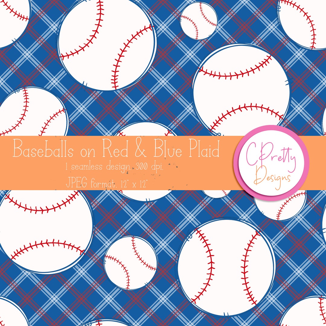 Baseball Seamless Pattern Repeating File for Fabric Printing Baseball ...