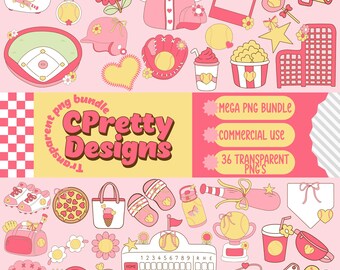 Cute softball clipart bundle softball mom clipart aesthetic softball png for softball sister shirt softball clipart bundle commercial use