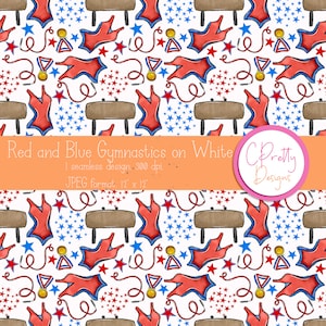 Gymnastics Seamless Pattern for Fabric for Gymnastics Seamless ...