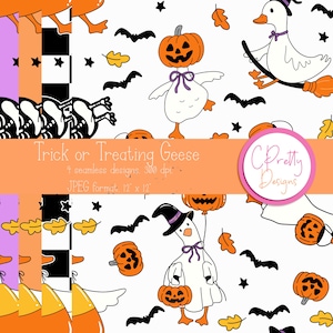 Halloween goose seamless pattern for goose halloween pattern seamless halloween goose pattern for halloween seamless pattern for commercial