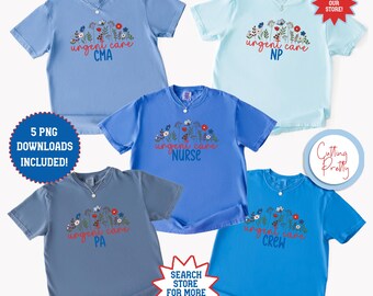 Fourth of July urgent care nurse png bundle for 4th of july urgent care png for urgent care nurse sublimation digital design for urgent care