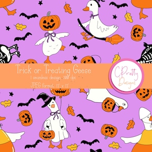 Halloween goose seamless pattern for goose halloween pattern seamless halloween goose pattern for halloween seamless pattern for commercial