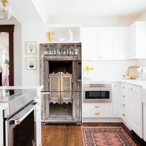 Magnetic Saloon Refrigerator Cover Skin