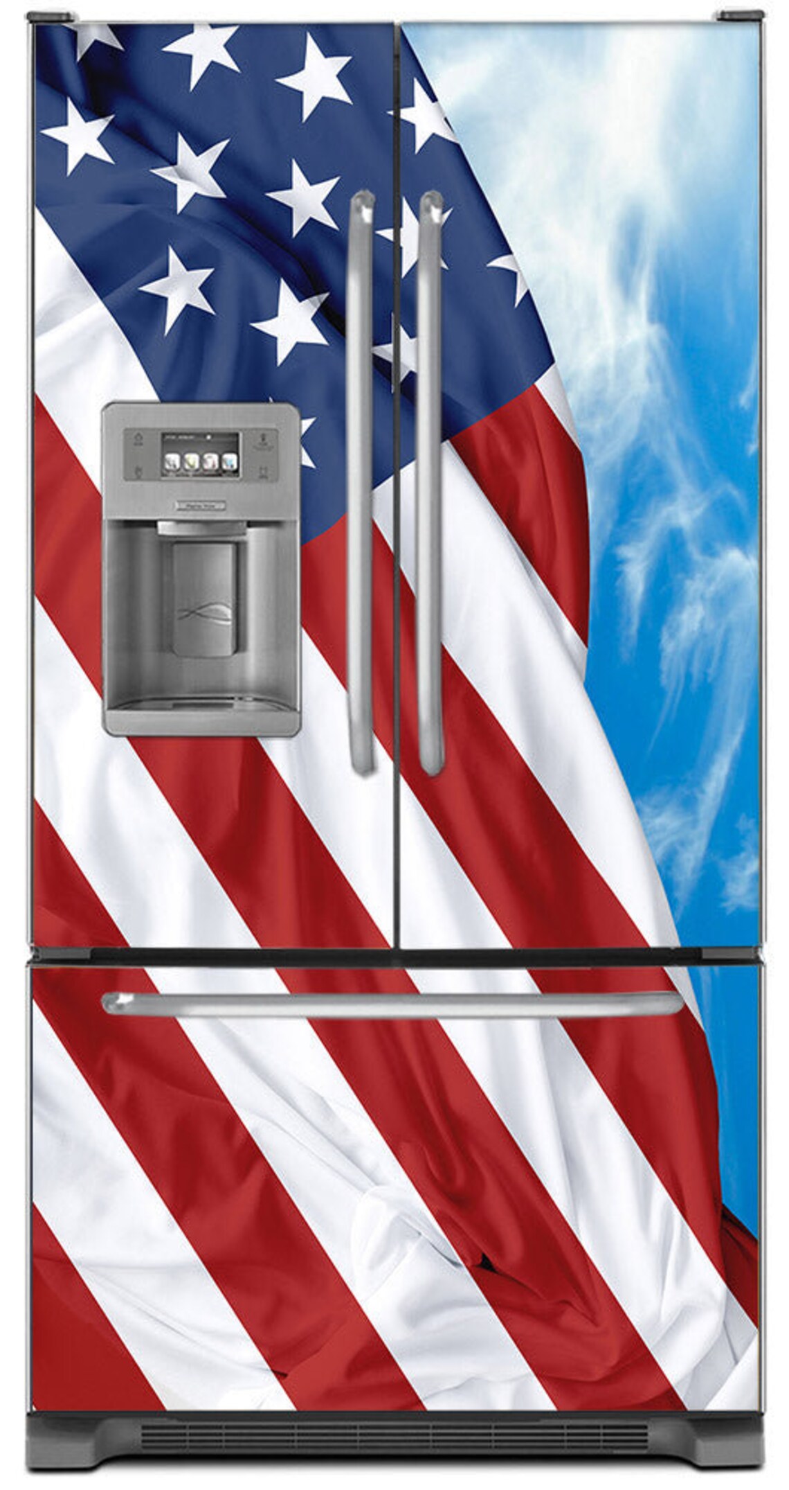 Majestic USA Flag Refrigerator Cover Skin Panel Wrap Etsy