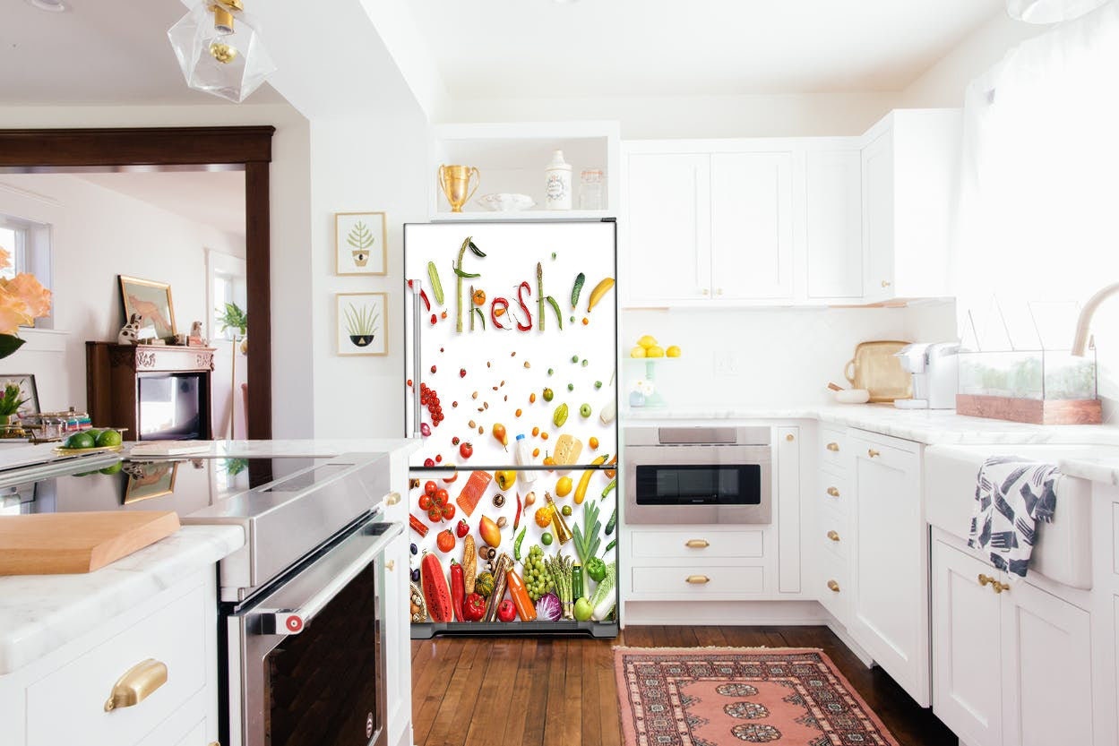 Update Dishwasher Refrigerator Door Panel Peel and Stick Self