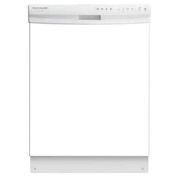 Magnetic Semi-Gloss White Dishwasher Cover Skin