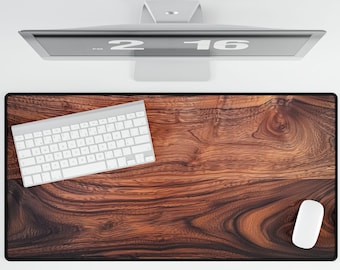 Hardwood Effect Desk Mat and Mouse Mats | Natural look for your desk.