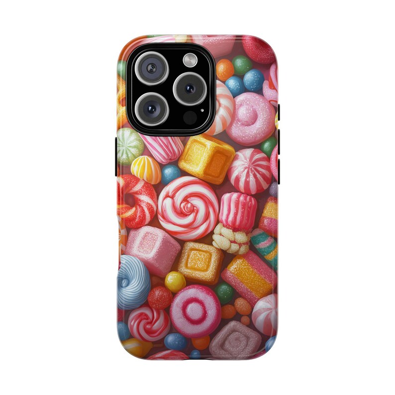 Candy Phone Case Super Cute Candy Sweets Tough Case Design, iPhone 16