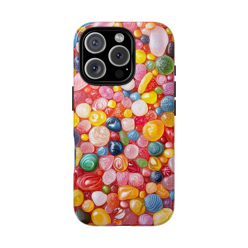 Candy Phone Case Super Cute Candy Sweets Tough Case Design, iPhone 16