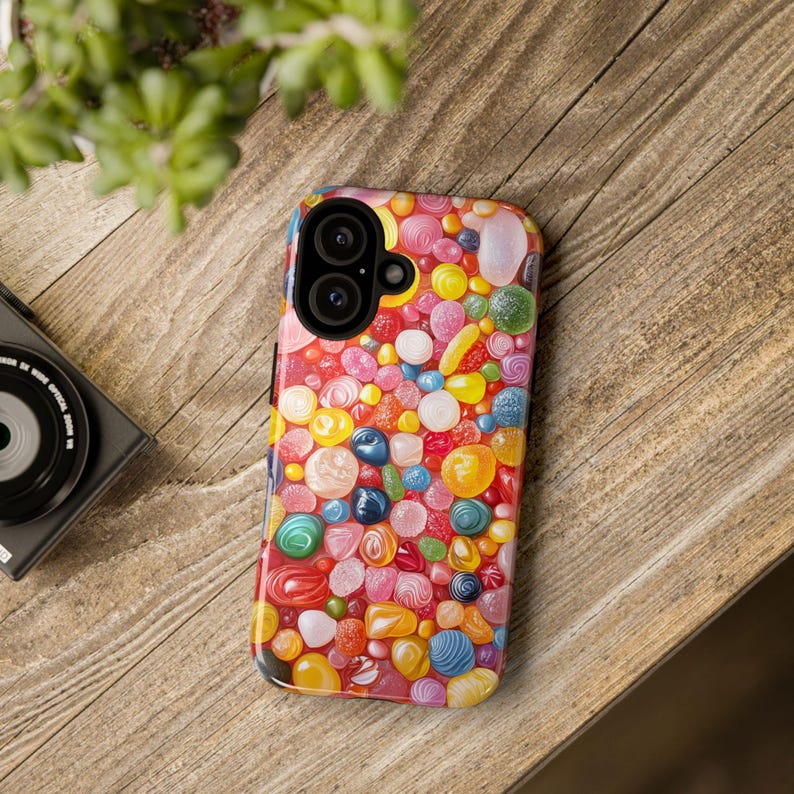 Candy Phone Case Super Cute Candy Sweets Tough Case Design, iPhone 16