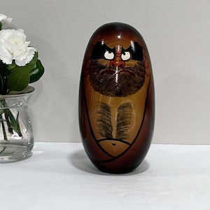 Japanese Daruma kokeshi by Seifu Gono