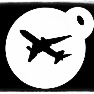0137 Airplane Silhouette Coffee Cup Stencil Cake Craft Duster Tattoo Mug Face Painting Spray Paint Gift Airbrush Reusable Mylar 190GSM