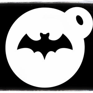 0407 Bat Silhouette Coffee Stencil Mylar 190GSM A5 A4 Size Cake Craft Duster Tattoo Face Painting Spray Paint Airbrush Reusable
