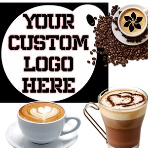 Create Your Own Coffee Stencil Cake Craft Duster Tattoo Mug Face Painting Gift Airbrush Reusable Mylar 190GSM