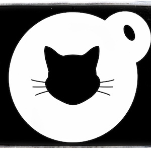 Plantilla de café con silueta de gato 0382, Mylar de 190 g/m², tamaño A5/A4, para manualidades, tatuajes, pintura facial, aerosol, aerógrafo, reutilizable.