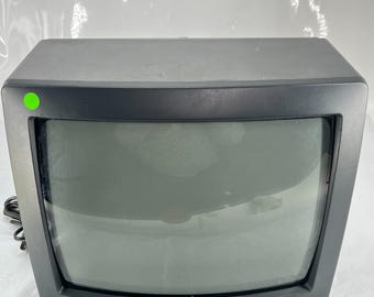 Vintage Sharp 13" Retro Gaming CRT TV 13N-M100B Front AV