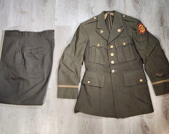 1942 WWII US Army Officer Uniform Jacket Coat