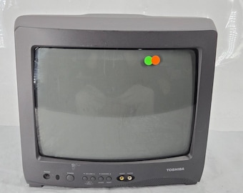 Toshiba Retro Gaming TV Television 13" RCA 13A22 CRT