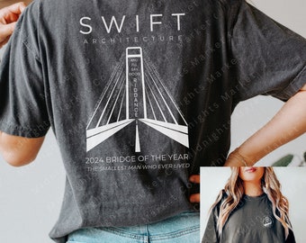 Kleinster Mann, der jemals Brücke T-Shirt gelebt hat | Swift Architekten | Komfortfarben