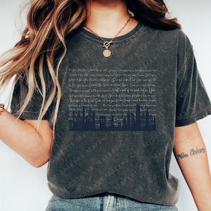 New York Lyric Shirt | All Albums | Swift Inspired | Comfort Colors
