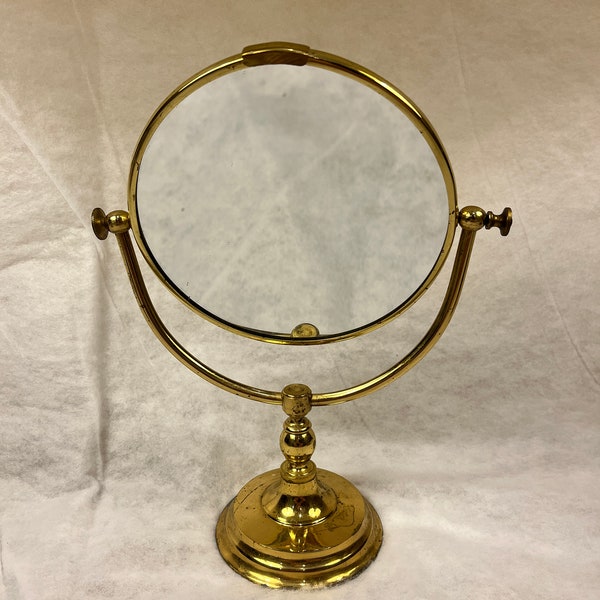 Antique Brass Mirror Etsy