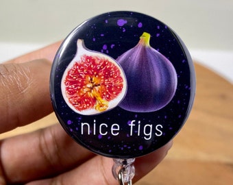 Figs, Accessories, Figs Shocking Pink Badge Reel