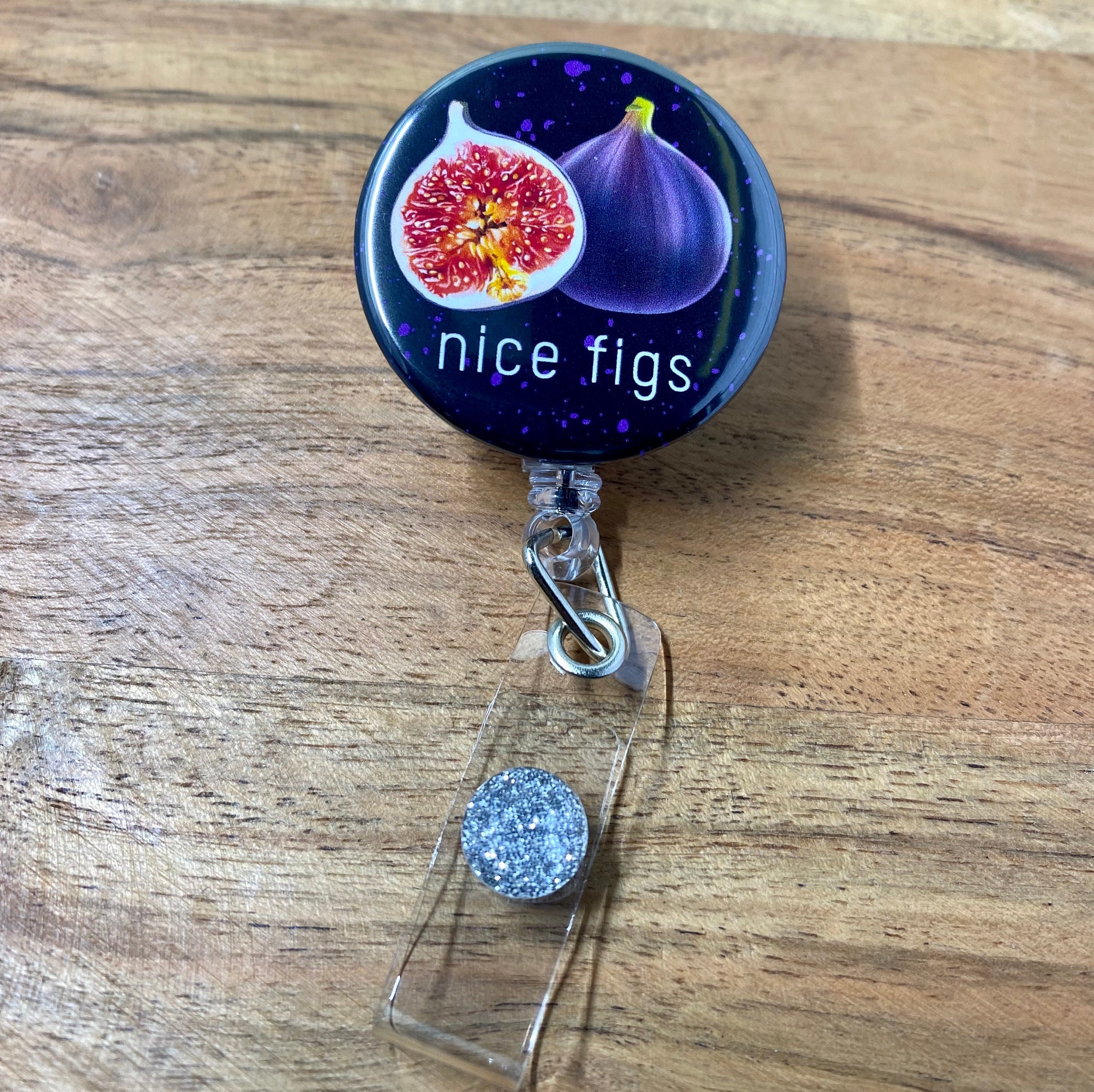 Figs, Accessories, Figs Shocking Pink Badge Reel