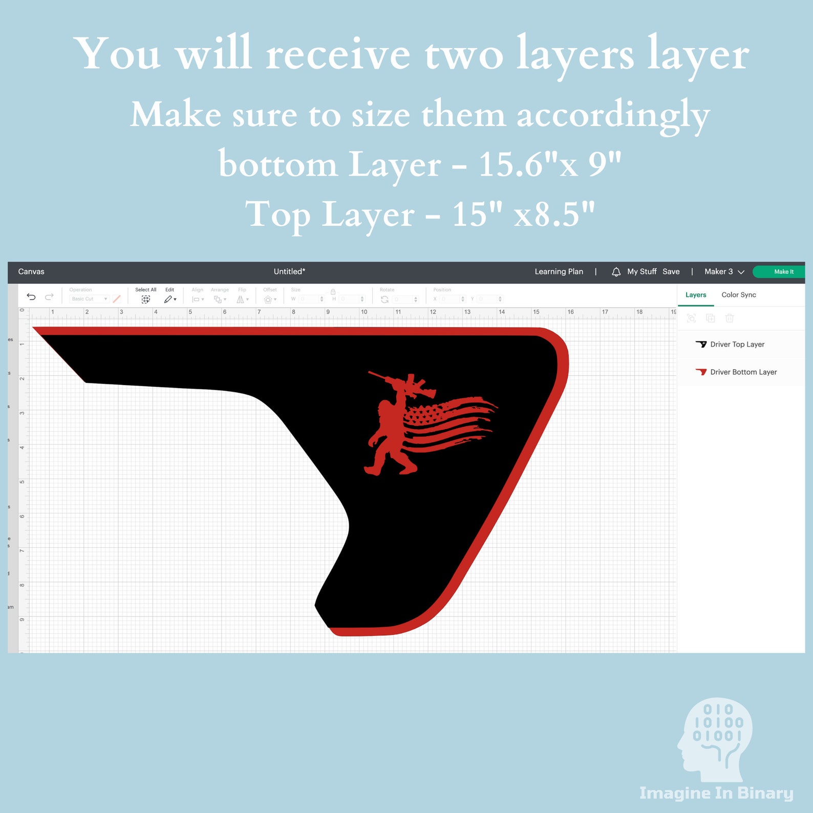 Cut File, Digital Instant File 1941, Freedom, Decal, Cricut, Front