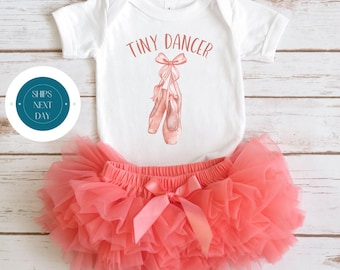 Tiny Dancer Onesie® | Girly Sweet Dance Onesie® | Cute Baby Shower Gift