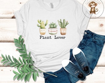 Plant Lover T-Shirt | Womans Gardening Shirt | Gift for Her | Botanist Shirt