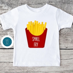 Small Fry Kids Tshirt | Custom Kids Tshirt | Cute Kids Tee | Food Kids Tshirt