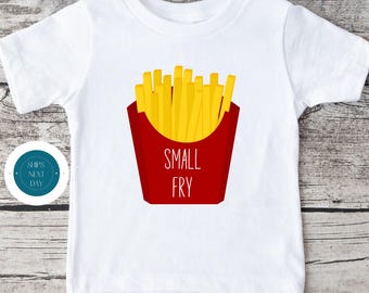 Small Fry Kids Tshirt | Custom Kids Tshirt | Cute Kids Tee | Food Kids Tshirt